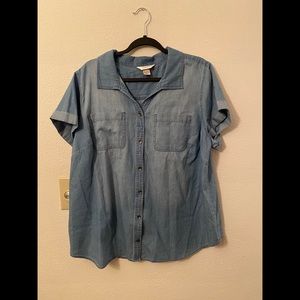 CJ Banks Denim Shirt